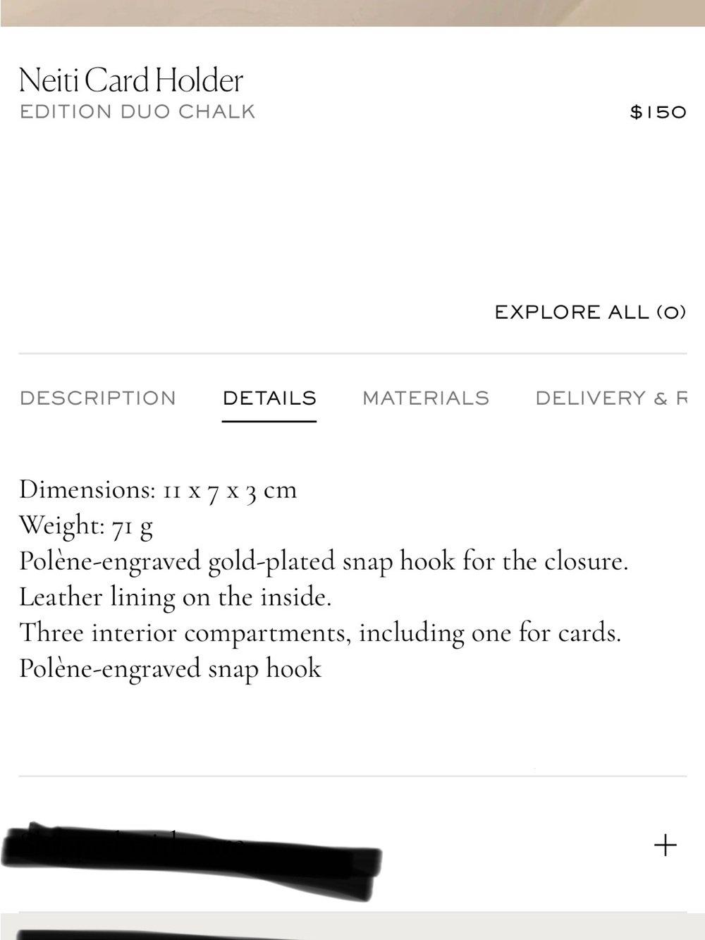 Polene Neiti Card Holder
Edition Duo Chalk - Picture 12 of 12